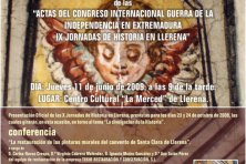 Presentación de las actas de las IX Jornadas de Historia 