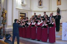 Actuación de la Coral de Azuaga