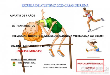 Escuela de Atletismo 2020 en Casas de Reina 