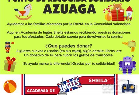 Campaña solidaria para los afectados por la DANA en la Comunidad Valenciana