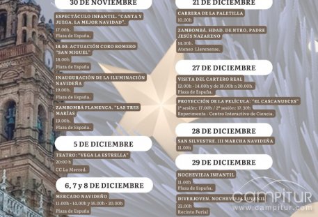 Programa de Navidad 2024 de Llerena 