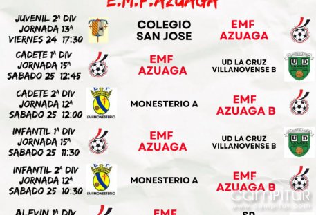 Agenda deportiva del fin de semana: fútbol, balonmano y baloncesto en Azuaga