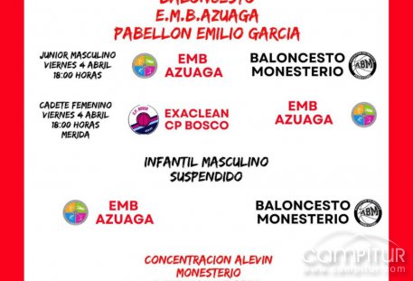 El deporte azuagueño se activa con una intensa agenda del 2 al 6 de abril