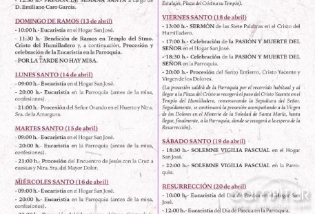 Azuaga se prepara para vivir con intensidad su Semana Santa 2025