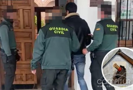Tensión en Azuaga: dos detenidos tras un enfrentamiento con arma modificada