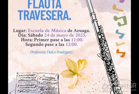 ¡¡Comienzan las audiciones de final de curso de la Escuela Municipal de Música de Azuaga!!