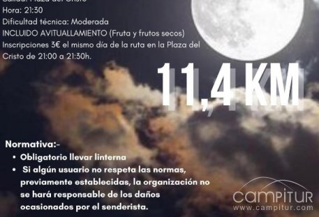 Ruta Nocturna Bajo la “Luna de Ciervo” Este Jueves en Granja de Torrehermosa