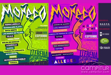 Llerena se prepara para vivir el Moñeco Fest X