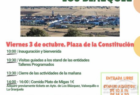 Los Blázquez acogerá la IV Feria Provincial de la Solidaridad