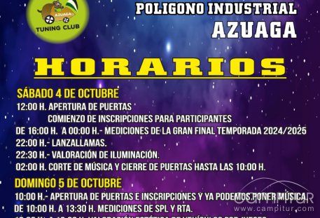 XV Concentración Tuning de Azuaga celebrará su 15º aniversario en octubre de 2025