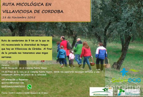 Ruta Micológica en Villaviciosa de Córdoba  