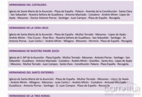 Programa Cultos y Actos Semana Santa 2016 Guadalcanal 